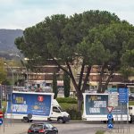 vele pubblicitarie con autista con servizio itinerante in Umbria, Lazio e Toscana